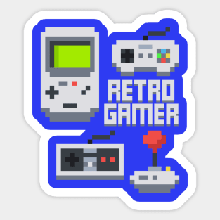 Retro Gamer Sticker